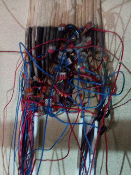 cablage en spaghetti